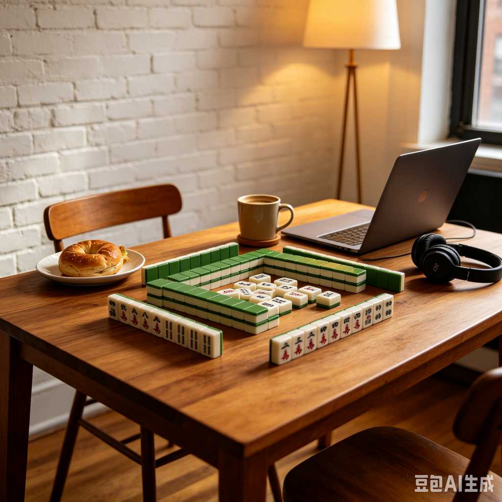 modern oriental mahjong set